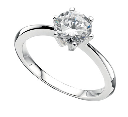 Picture of Clear CZ Round Ring