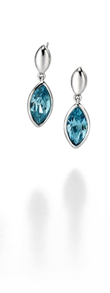 Picture of FS Aquamarine Drop Earrings