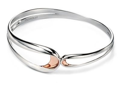 Picture of FS Rose Folded Detail Bangle