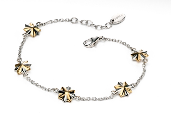 Picture of FS 3D Two Tone Star Station Bracelet