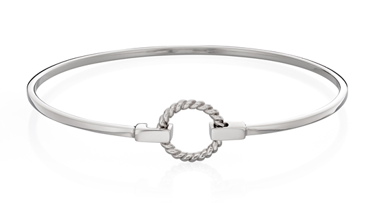 Picture of Rope Effect Circle Bangle