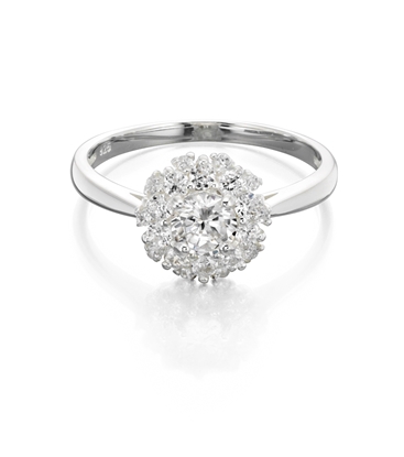 Picture of Cz Cluster Ring