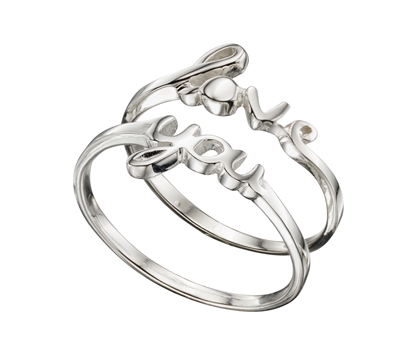 Picture of Love You' Ring (To Be Sold As Set With 'You' Ring)