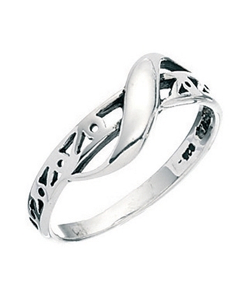 Picture of Plain Filigree Mix Ring