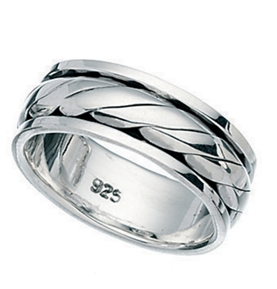 Picture of Twist Design Spinner Ring