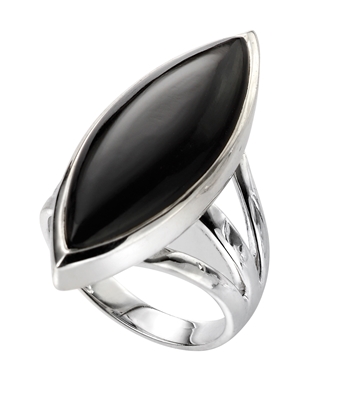 Picture of Marquise Ring With Black Onyx