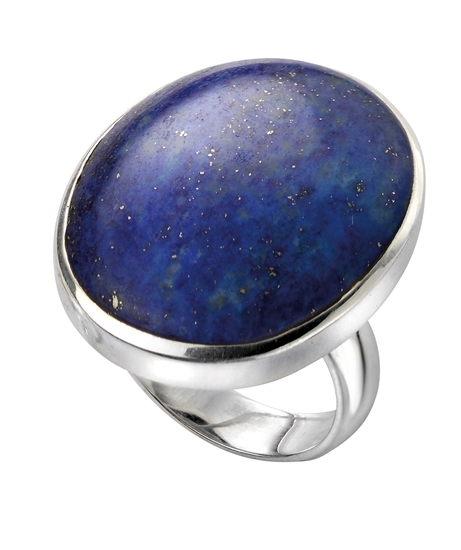 Picture of Large Oval Lapis Ring