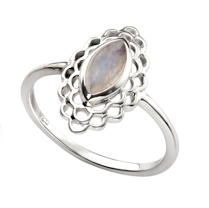 Picture of Filigree Ring With Moonstone