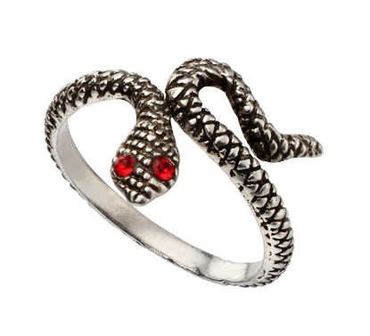 Picture of Red Eyed Snake Toe Ring
