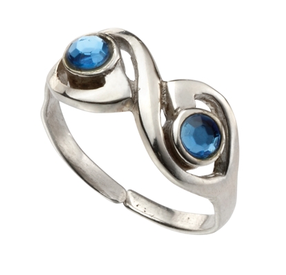Picture of Blue Stone Toe Ring