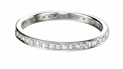 Picture of 2.3Mm Pave Set Round CZ Ring