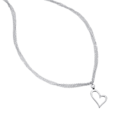 Picture of N2584 Open Heart 42Cm Necklace
