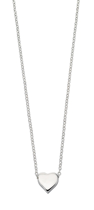 Picture of Single Heart 42+2Cm Necklace