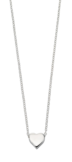 Picture of Single Heart 42+2Cm Necklace