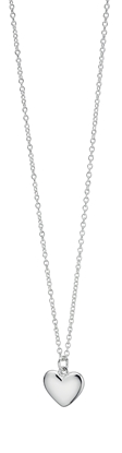 Picture of Small Solid Puffed Heart Necklace