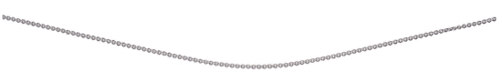 Picture of Rhodium Plated Trace Chain With Extender 46+5