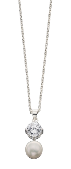 Picture of CZ & Pearl Necklace