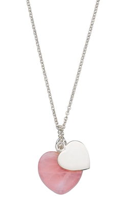 Picture of Rose Quartz & Heart Necklace