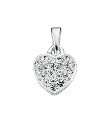 Picture of Clear Crystal Fantasy Set Heart Pendant