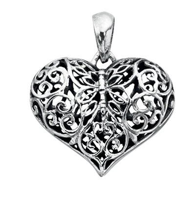 Picture of Filigree Heart Pendant