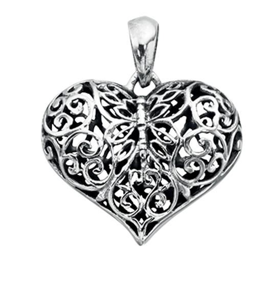 Picture of Filigree Heart Pendant
