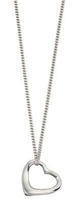 Picture of Slip On Heart Pendant + 41Cm Chain