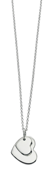 Picture of Double Heart Tag Pendant