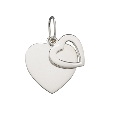 Picture of Double Heart Tag