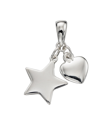 Picture of Heart And Star Double Pendant