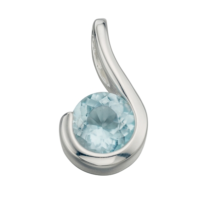 Picture of Blue Topaz Drop Pendant