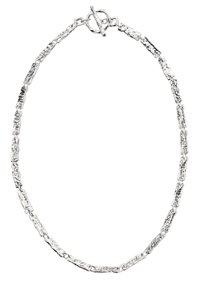 Picture of Hammered Rectangle Link T-Bar Necklet