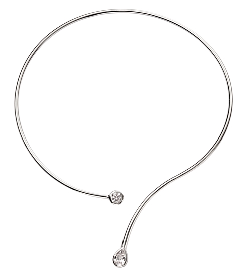 Picture of Round & Teardrop CZ Neck Torque