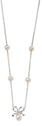 Picture of Bow Pearl Necklace