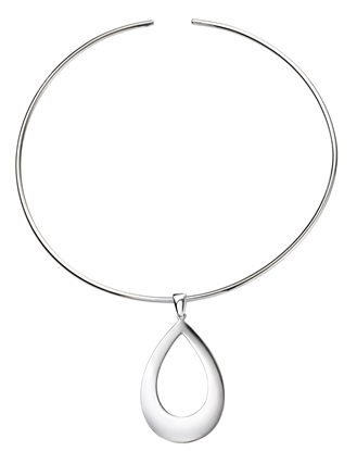 Picture of Plain Open Teardrop Pendant