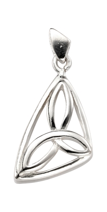 Picture of Triangular Celtic Drop Pendant