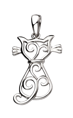Picture of Filigree Cat Pendant