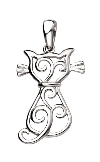 Picture of Filigree Cat Pendant