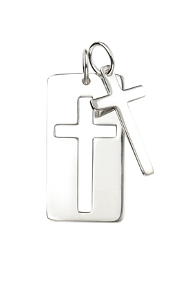 Picture of Men's Double Cross & Dog Tag