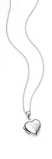 Picture of D For Diamond Heart Locket