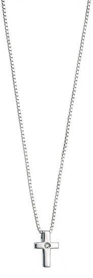 Picture of D For Diamond Cross Pendent