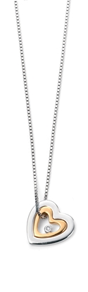Picture of D For Diamond Mother And Daughter Pendent