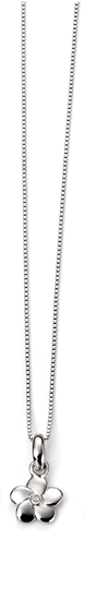 Picture of D For Diamond Flower Pendent