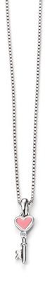 Picture of D For Diamond Enamel Key Pendent