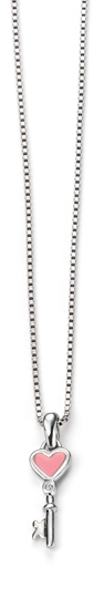 Picture of D For Diamond Enamel Key Pendent