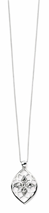 Picture of Marquise Shape Openwork Drop Pendant With Swarovski