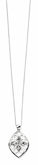 Picture of Marquise Shape Openwork Drop Pendant With Swarovski