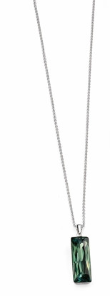 Picture of Erinite Swarovski Crystal Rectangle Pendant