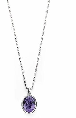 Picture of Tanzanite Swarovski Crystal Oval Pendant