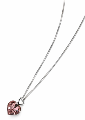 Picture of Swarovski Crystal & Silver Heart Pendant