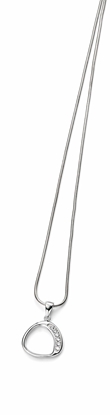 Picture of Organic Cut Out Pendant With Pave